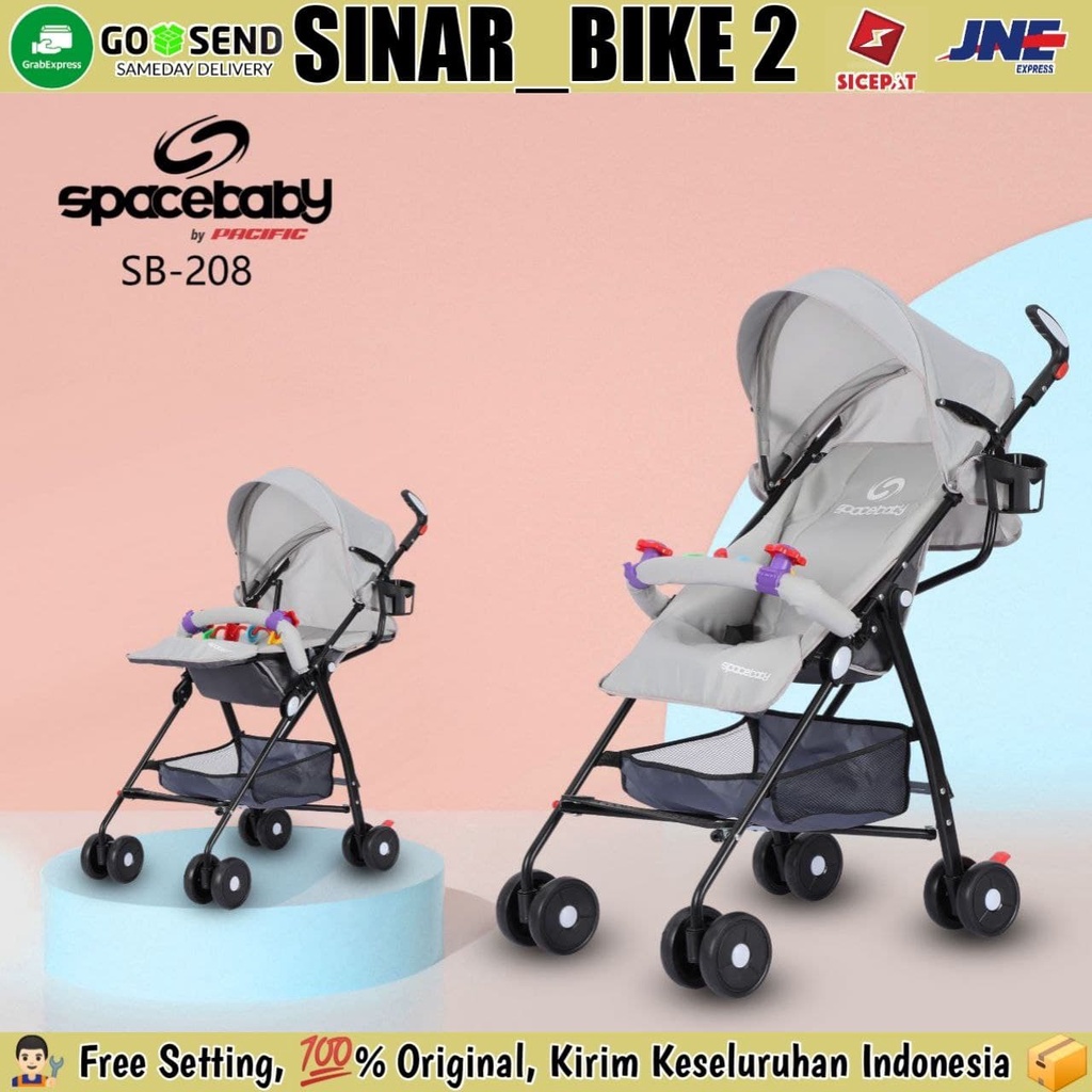 Baby Stroller SPACEBABY SB-208 Kereta Dorong Bayi