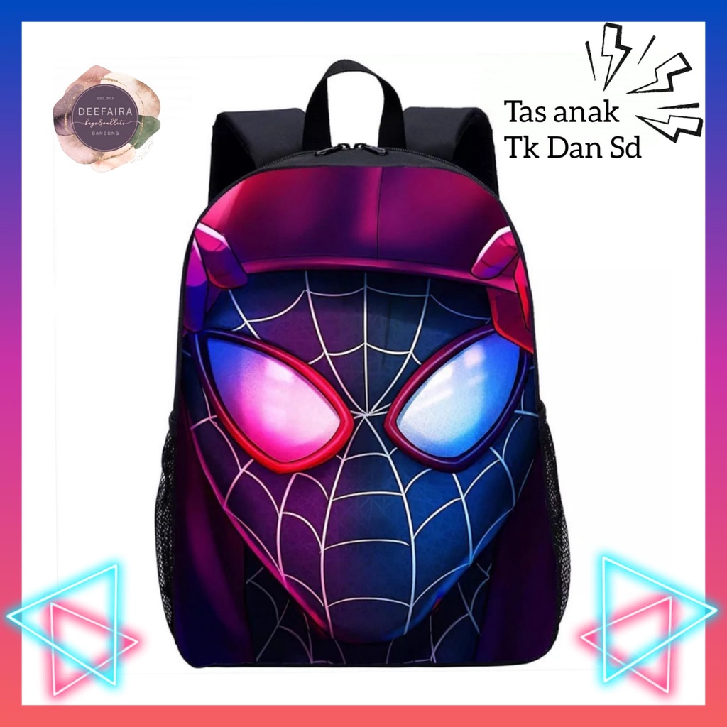 Tas Ransel Sekolah Anak Laki Laki Keren Model Superhero Spd 3 Tas Anak Tk Sd