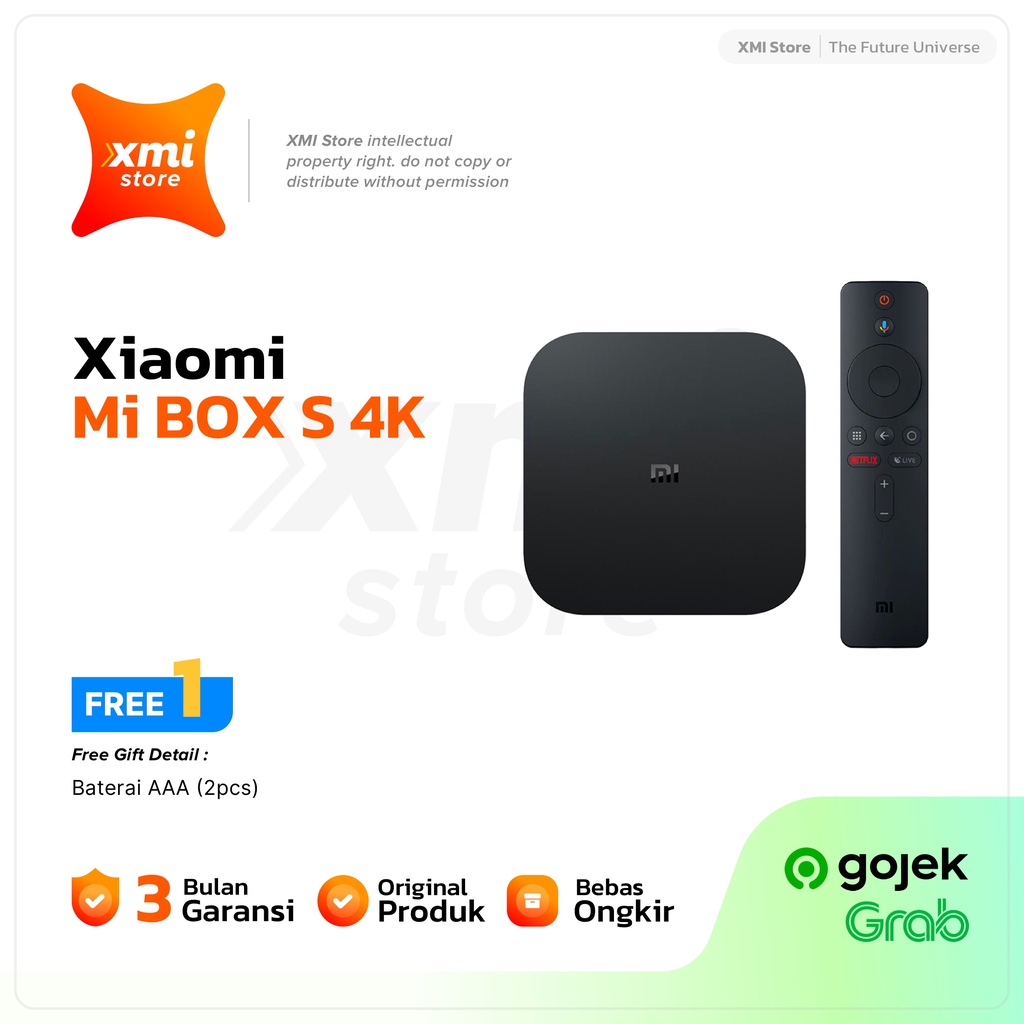 Xiaomi Mi Box S 4K ultra HD International Version MDZ-22-AB
