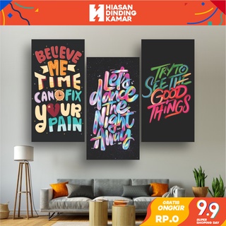 Hiasan Dinding Kamar Poster Kayu Pajangan Rumah Kantor Kata Motivasi Quotes Termurah Varian 2M 21-40