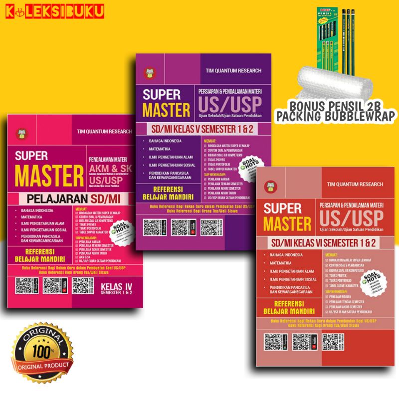 SUPER MASTER AKM US/USP SD KELAS 4 5 6