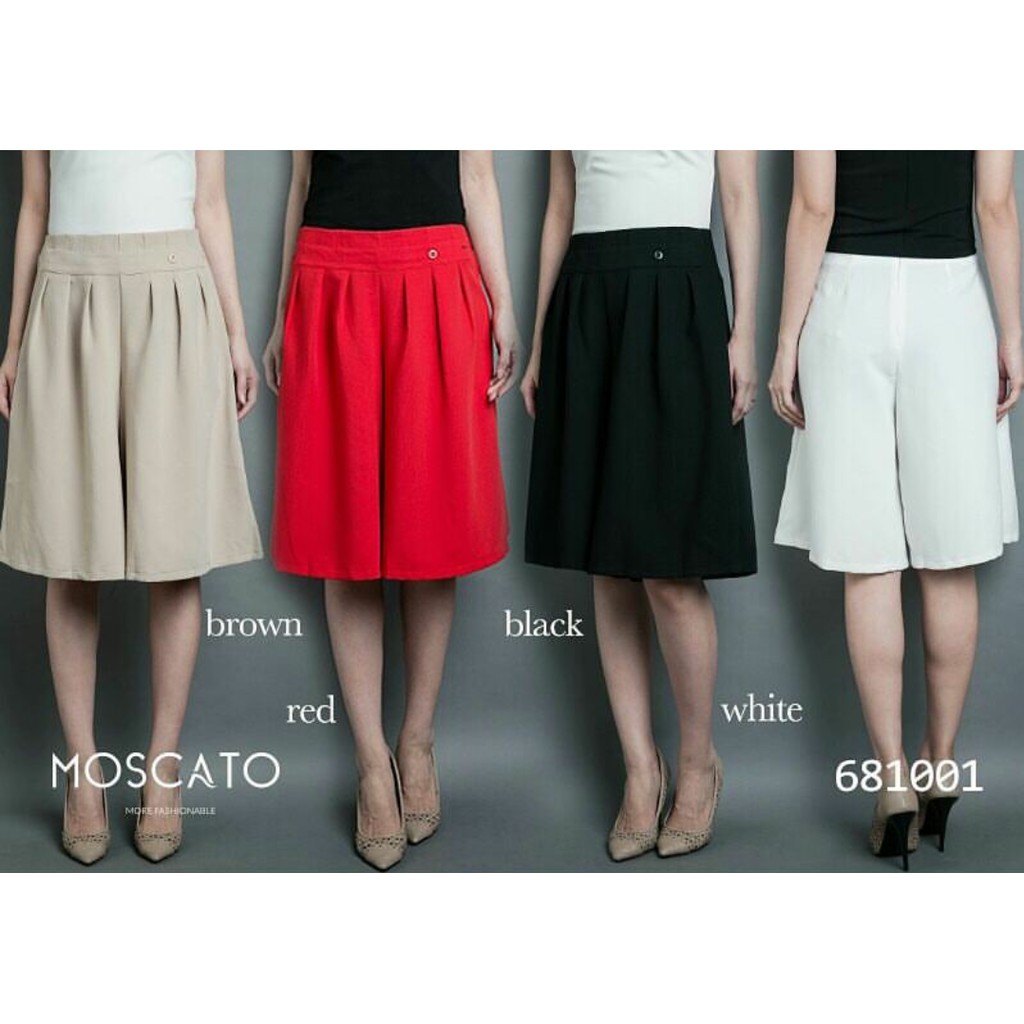 MOSCATO 681001 2c Celana Kulot Import / Celana Kulot 3/4