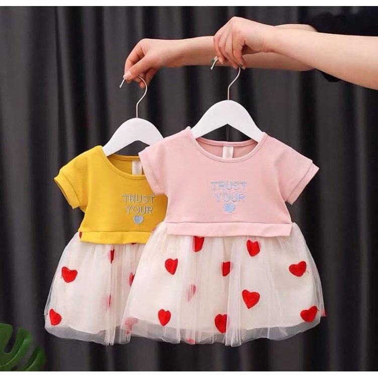 Dress Tutu Import Anak Perempuan 6Bulan - 2Tahun
