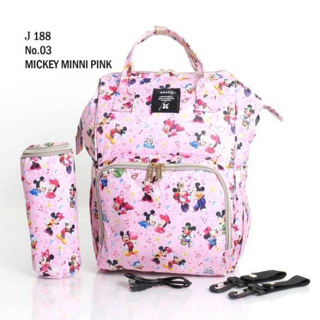 Baby diapers bag tas popok bayi serbaguna 4 motif