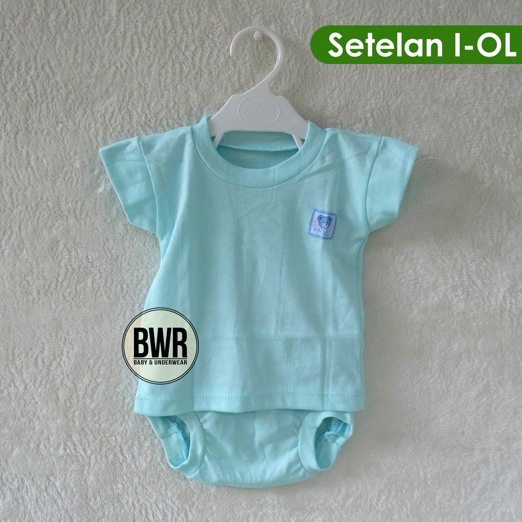 [4 setel ] SETELAN IOL | Kaos + Celana Pop iOL | Setelan polos iOL / Ruel | kaos bayi dan anak