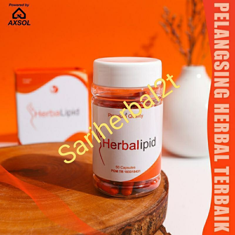 Herbalipid slimming menurunkan berat badan obat herbal lemak (isi 50 capsule) asli original 100%