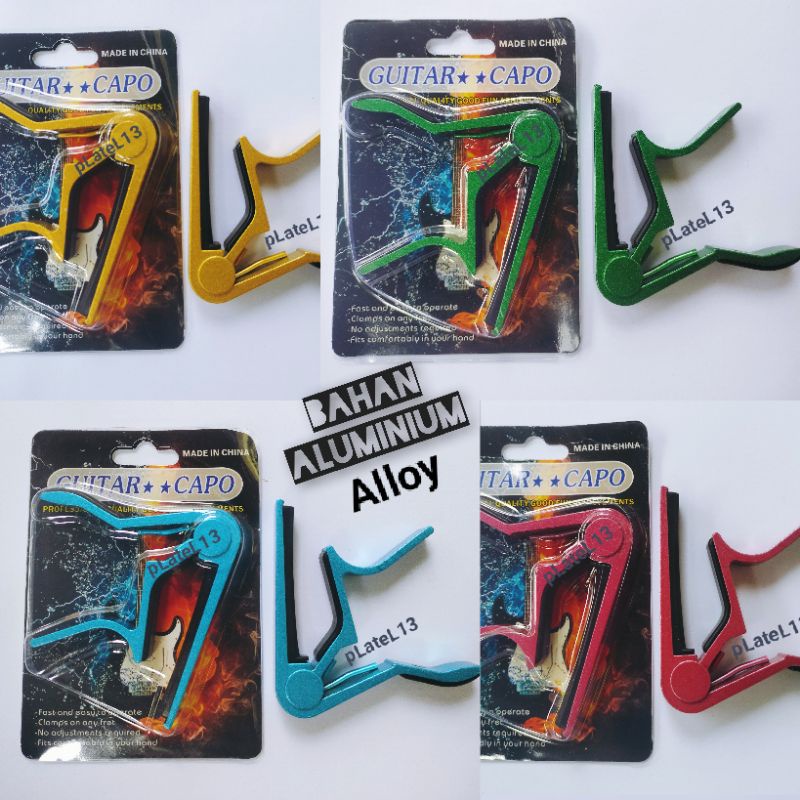 Capo Gitar Aluminium Alloy Akustik Elektrik