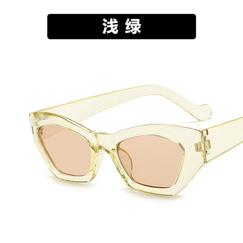 (YUZHU) COD Kacamata Hitam Retro Gaya Wanita/Pira Kaca Mata Kucing Korea Fashion Gaya Cewek Sunglasses