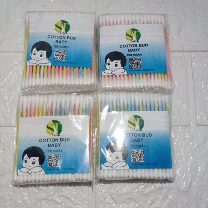 Cutton Bud Bayi 40 Sticks Cutton Bud Bayi Pembersih Telinga Murah