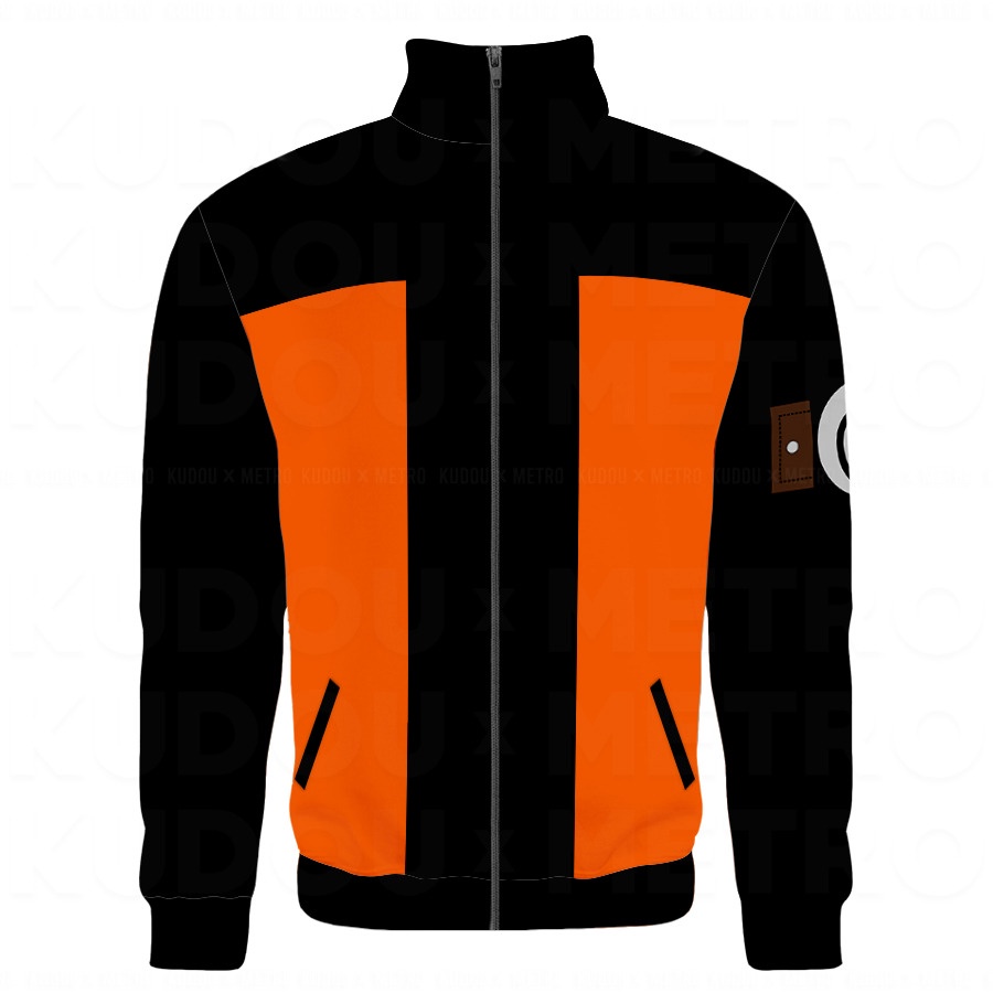 Jaket Turtleneck Cosplay Naruto Shipuden Fullprint Anime Manga Naruto