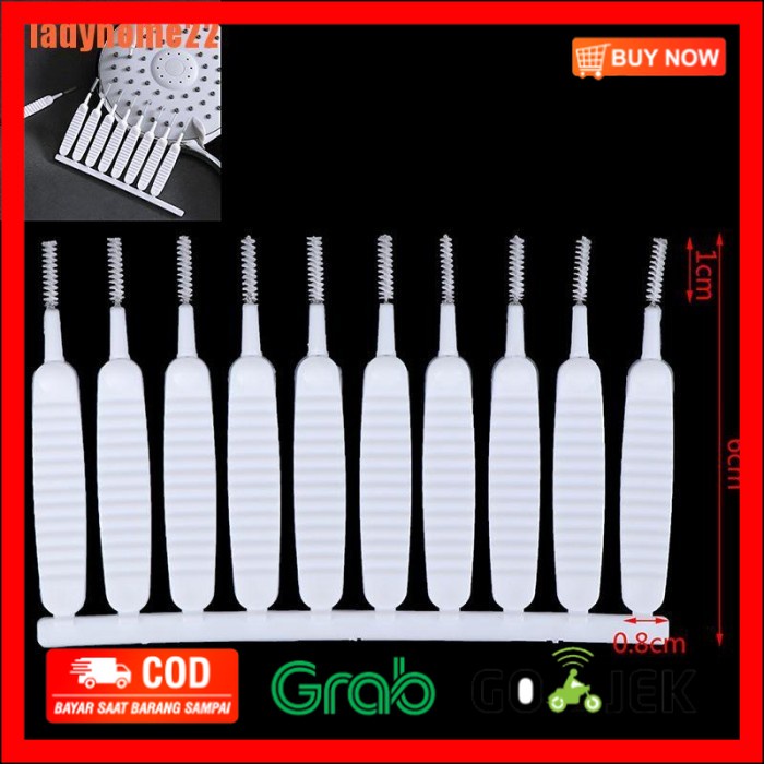 

(BISA COD) 10pcs/set Gap Hole Anti-clogging Cleaning Brush Small Mini Brush