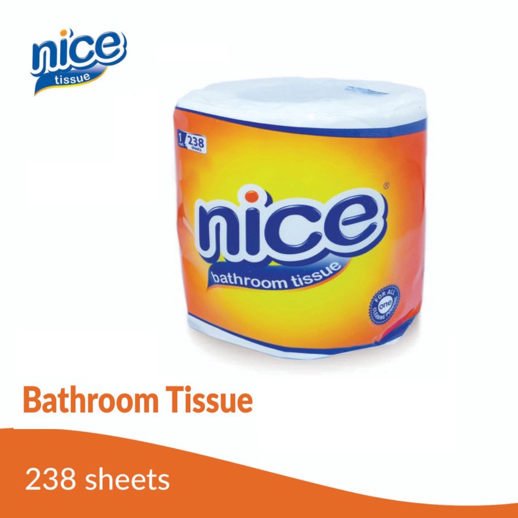 Tisu Nice Roll 238 Sheet- Tisu Gulung 238 Sheet - Tisu Toilet 238 Sheet - Tisu Roll - Tissue Bathroo