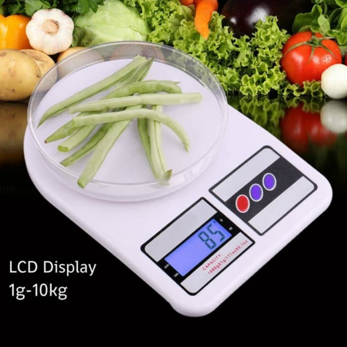 *COD*Timbangan Digital Elektrik Scale Dapur SF 400 pengukur Berat makanan FLASHHCELL