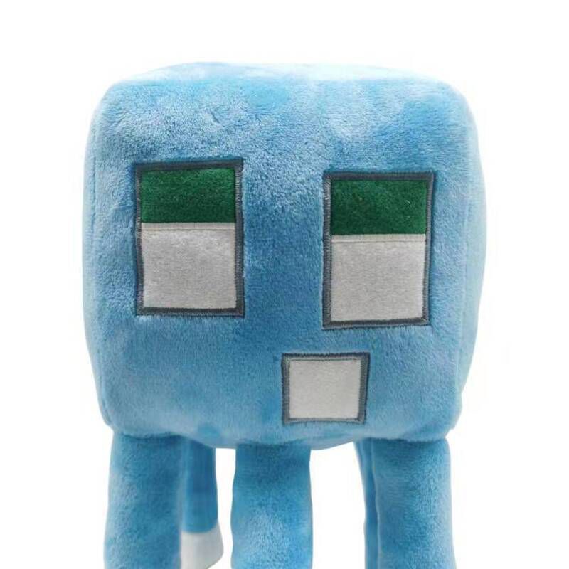 New 30cm/11.8in Minecraft Luminous Octopus Plush Toy Soft Stuffed Doll Animals Kids Gifts