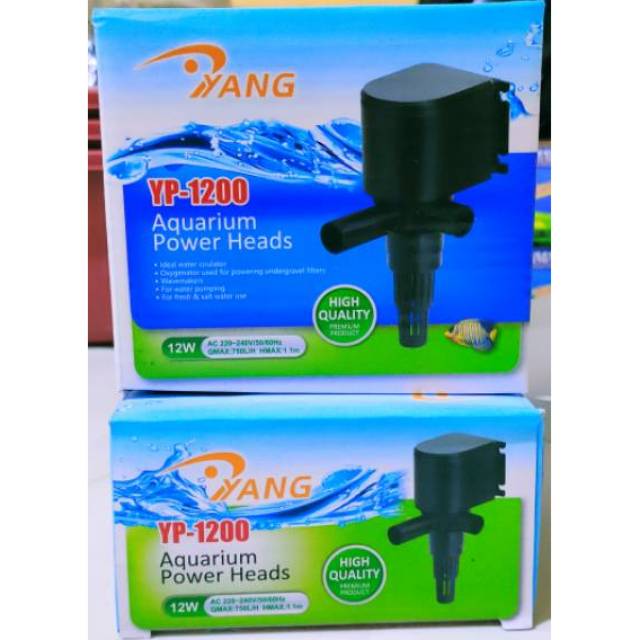 YANG YP-1200 POMPA CELUP FILTER AQUARIUM AQUASCAPE HIDROPONIK POWER HEAD | WATER PUMP | SUBMERSIBLE PUMP