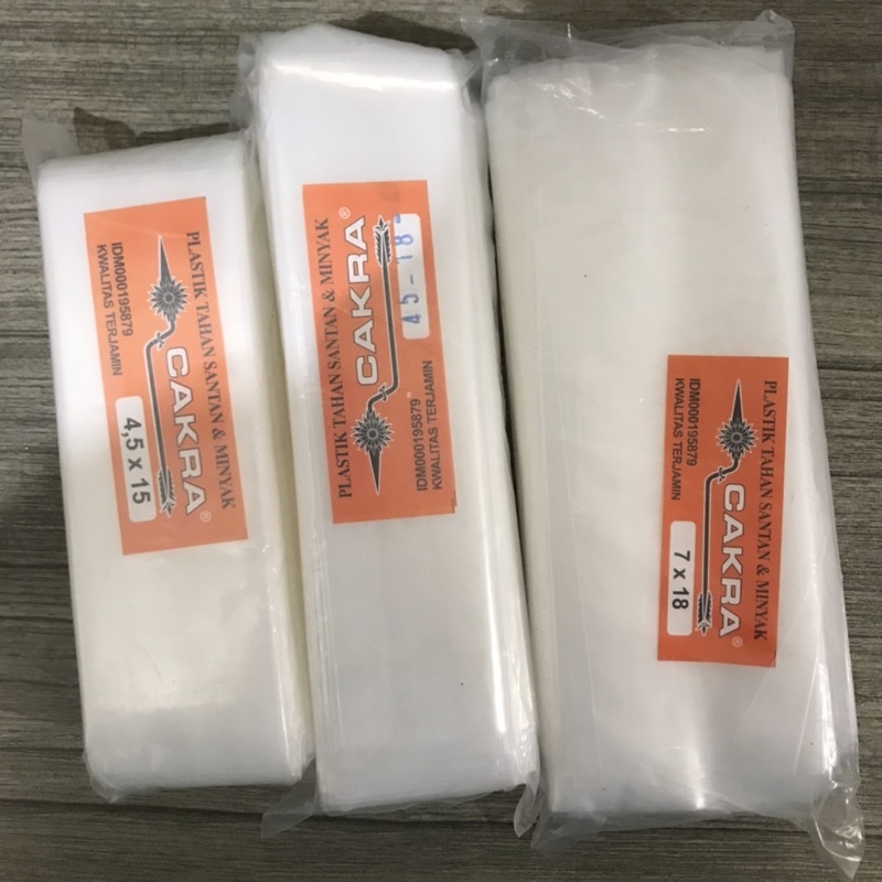 (I-26) plastik es plastik 6x15 7x18 4.5x15 4.5x20es lilin plastik es mambo plastik es pensil cakra