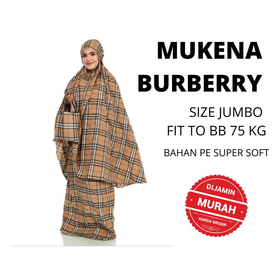 Mukena Telekung Travel Dewasa Murah Motif Kotak