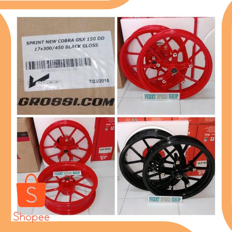 Jual sparepart velg racing rossi suzuki gsx 150 velg racing rossi gsx 150 Berkualitas