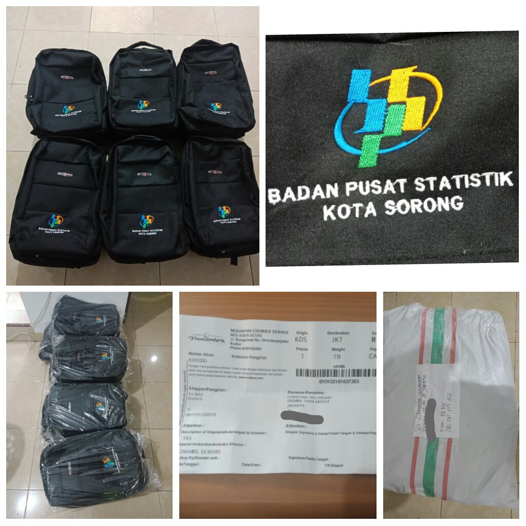 Grosir Tas Seminar Ransel Logo Sablon Bordir Kantor Pemerintahan Murah