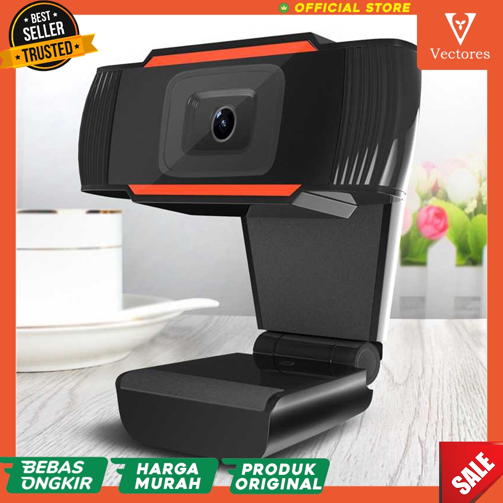 [ORIGINAL] Webcam Meeting Laptop Komputer PC Video Conference HD 480P Microphone Terbaru Murah