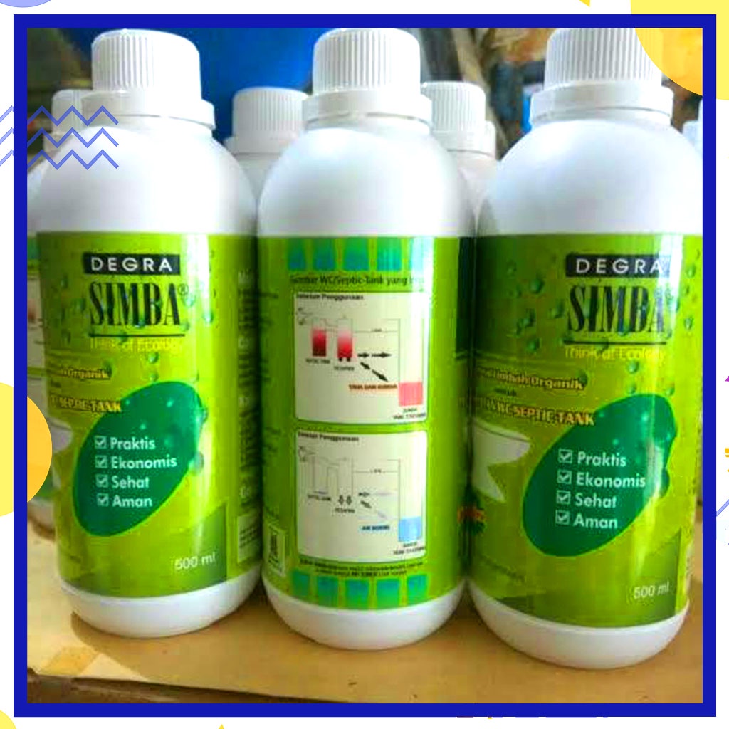 Degra Simba Solusi OK WC/Septic Tank Mampet Penuh Tanpa Harus Disedot - Degra Simba Obat WC Mampet Cairan Pembersih WC Dan Wastafel