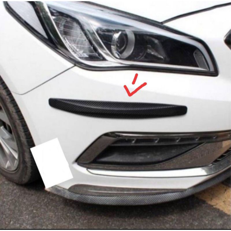 Bumper Guard Pelindung Sudut Mobil ALL NEW LIVINA 2019 Carbon Hitam