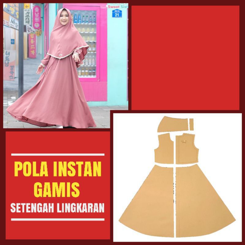 POLA GAMIS DEWASA