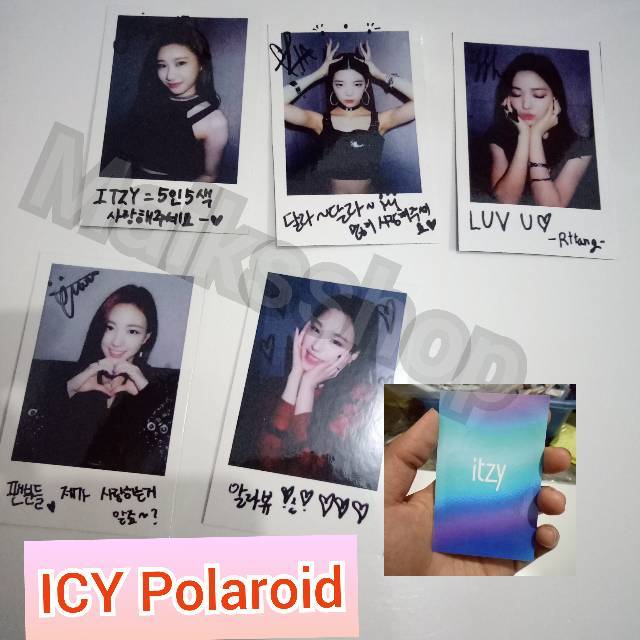 Itzy Icy Photocard Kpop