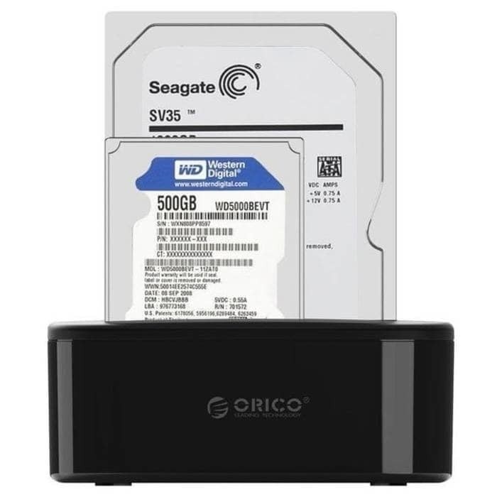 Orico 6218US3 1Bay Docking SSD Harddisk 2.5 &amp; 3.5  USB 3.0