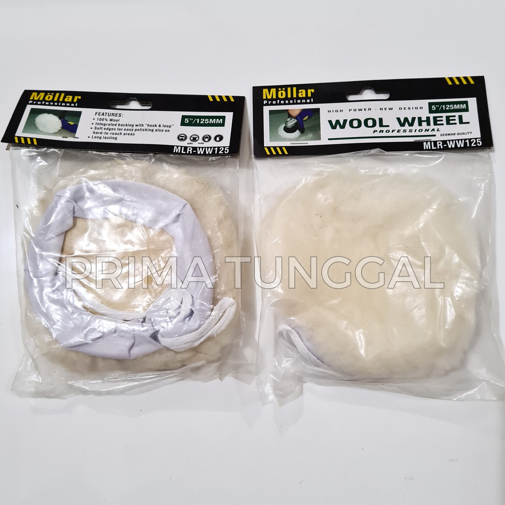 Wool Polish Pad Polisher 5" Inch Polishing Wool Mesin Polish Poles