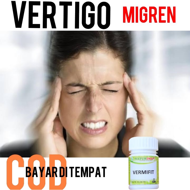 VERMIFIT OBAT  HERBAL SAKIT  KEPALA  VERTIGO MIGREN BERAT 