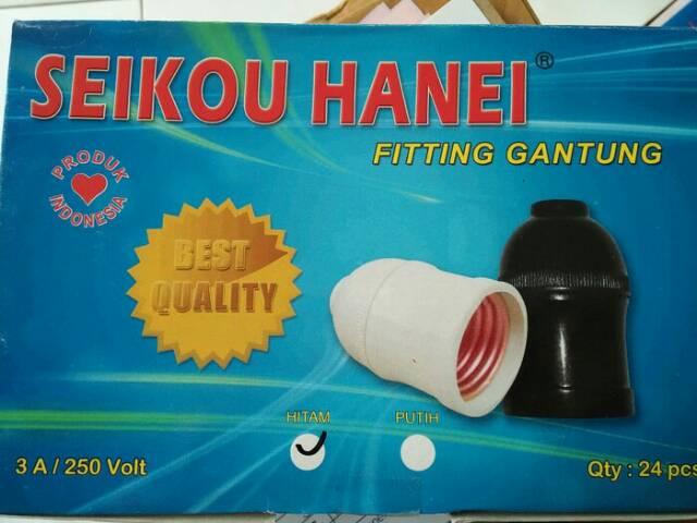 Fiting Gantung Hitam SEIKOU HANEI / DEXTA (SNI)