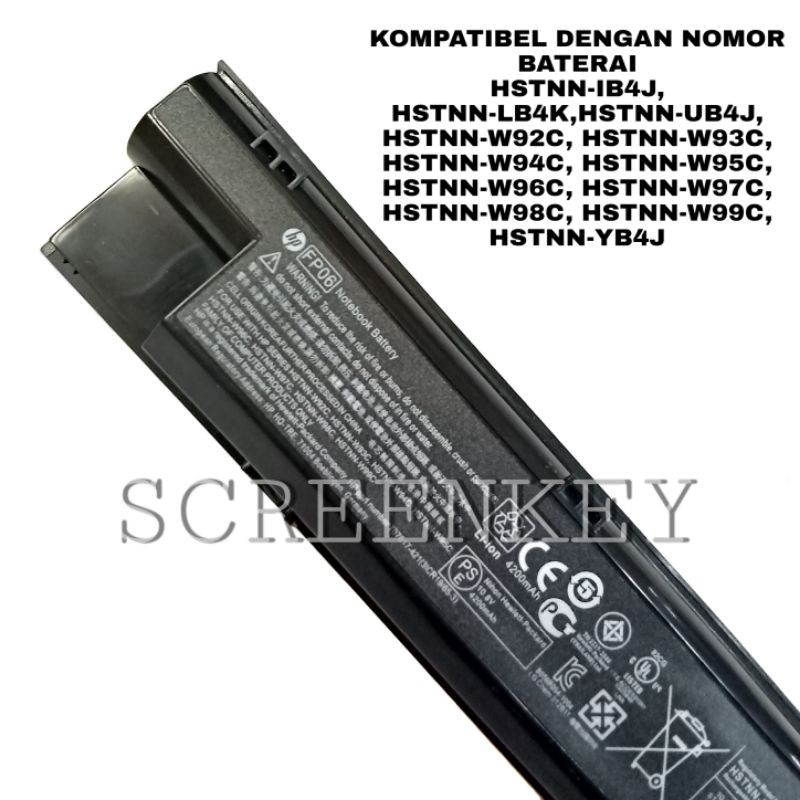 Baterai Laptop Original HP ProBook 470-G0 G1 450-G0 G1 455-G0 G1 440-G0 G1 450-G0 G1 455-G0 G1 FP06