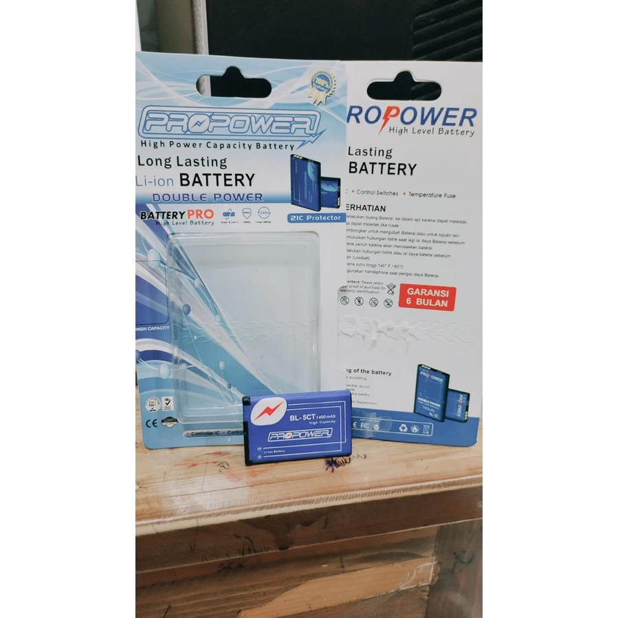 PRO POWER BATRE NOKIA BL-5CT 1400 MAH BATRE DOBEL POWER BATRE NOKIA PRO POWER