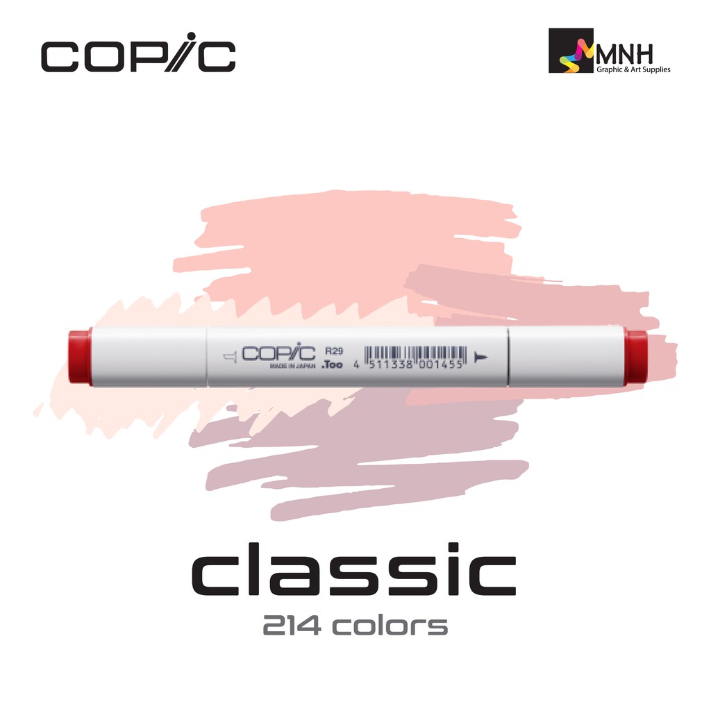 

Spidol Copic Classic Marker Red Series (Satuan) R32 - R59