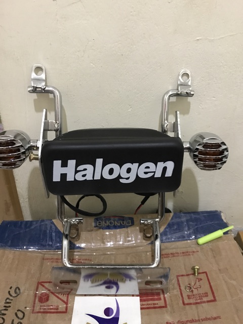 Lampu topi tutup halogen variasi rx king