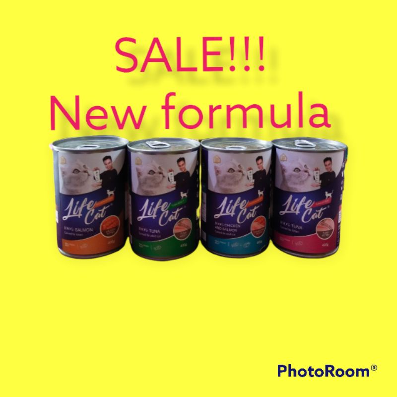 life cat kaleng wet food 400grm all varian can