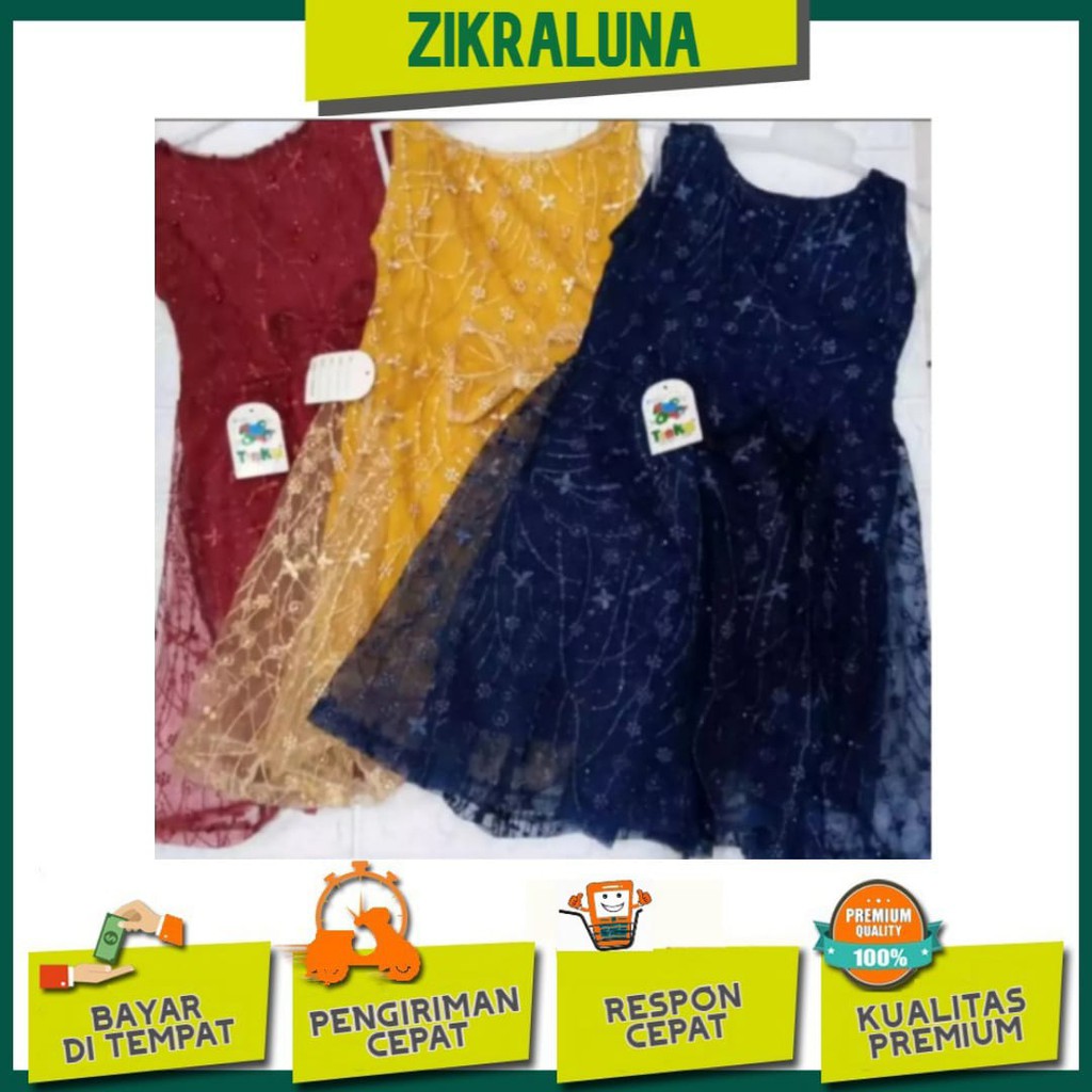 DRESS BROKAT YUKENSI CANTIK ANAK 1-5 TAHUN