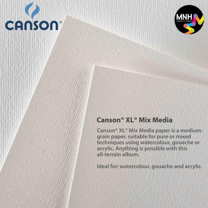 

Terbaru Drawing Book Canson XL Mix Media 300G A3 - A5 - A5