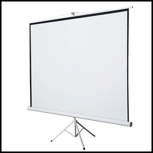 Tripod Screen Proyektor-Layar Proyektor 84 Inch (Termasuk Kaki Tripod)