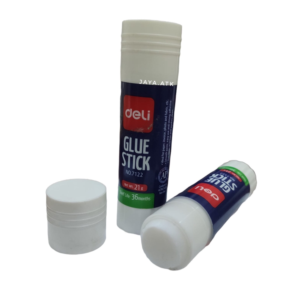 LEM KERTAS STICK DELI 21 GR 7122 LEM PUTIH STIK BESAR GLUE STICK