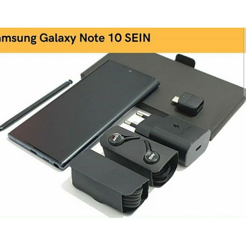 SAMSUNG GALAXY NOTE 10 FULLSET ORI SEIN