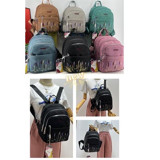 Promo Terbaik Tas Wanita Ransel SIGHMON Original Tas Ransel 3 in 1 Import Fashion Korea Tas Ransel Canvas Import Trendy Waterproof