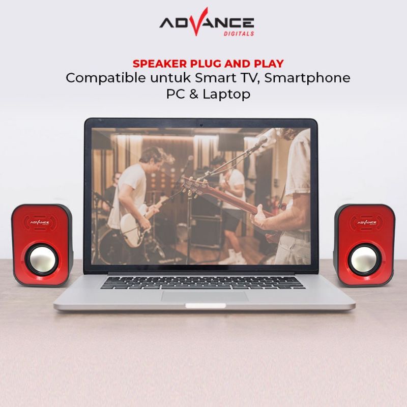 Advance Duo 026 - Speaker Komputer,Notebook,Laptop | Garansi Resmi Advance 1 Tahun