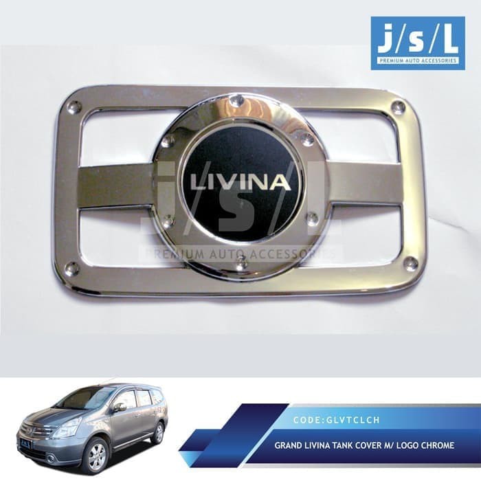 Tank Cover Grand Livina Logo Chrome