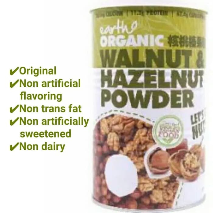 

Organic Walnut & Hazelnut Powder Earth Living