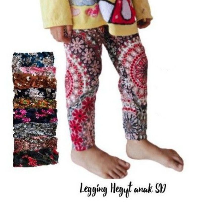 [Fashion Anak] Celana leging hyget ANAK motif murah