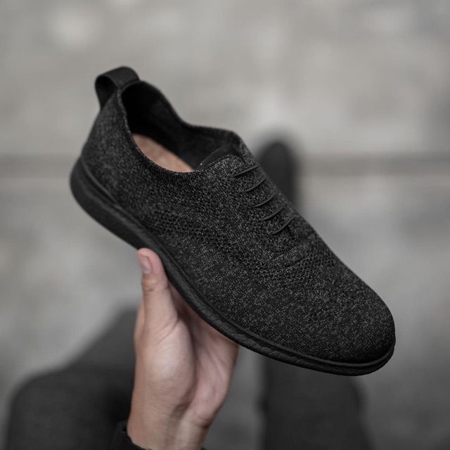 oxford knit oreo triple black