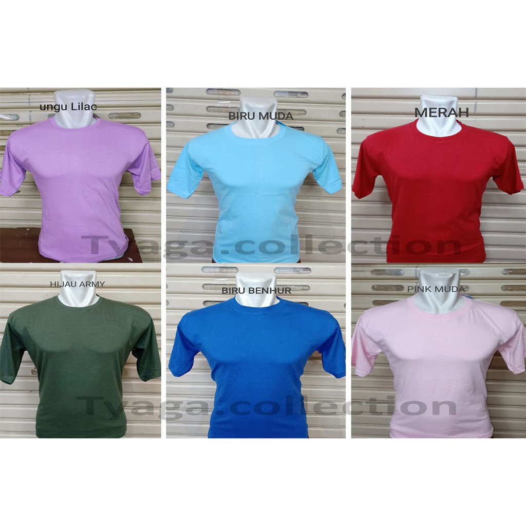 KAOS POLOS COTTON COMBED 30S 100% KATUN PREMIUM