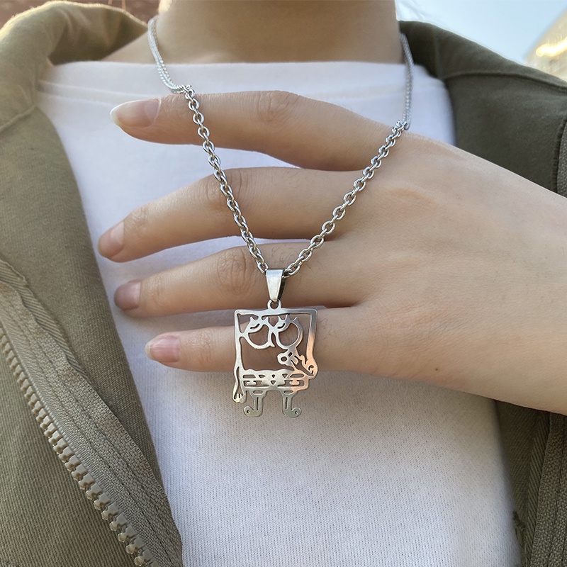 Kalung Dengan Liontin Bentuk Bintang Untuk Pria Dan Wanita